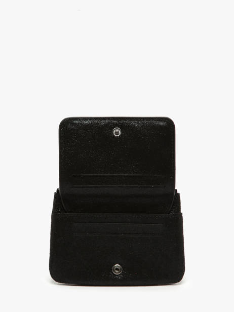 Portemonnee Leder Mila louise Zwart vintage 3853X ander zicht 2